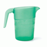 LOT DE 6 - PICHET EMPILABLE 1 LITRE MENTHE AVEC COUVERCLE