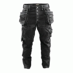 PANTALON DE TRAVAIL X1900 ARTISAN CORDURA® DENIM STRETCH TAILLE 56C - BLAKLADER