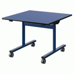 TABLE MALIBU RAB 80X80 T3 DL ST ANTIB BLEU U525/NO BLEU 5005