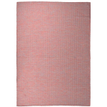 VIDAXL - TAPIS À TISSAGE PLAT D'EXTÉRIEUR 140X200 CM ROUGE