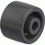 LOT DE 4 - BLICKLE - ROUE Ø 35MM BANDAGE POLYAMIDE PA 6.6 75KG - POA 35/8G