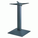 PIED DE TABLE CARRÉ CENTRAL PYRAMIDE FONTE 20 KG