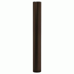 POTELET PROVINCE Ø 114 MM INOX BROSSÉ - ZINC MARRON 8017 - PROCITY