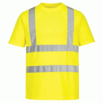T-SHIRT ECO HAUTE VISIBILITÉ (PACK DE 6) XXXL JAUNE - PORTWEST