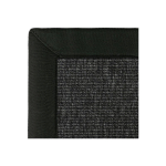 TAPIS INTÉRIEUR / EXTÉRIEUR NUSA - GRIS ARDOISE - GANSE NOIRE - 140 X 200 CM