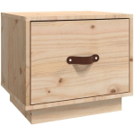 TABLE DE CHEVET 40X34X35 CM BOIS DE PIN SOLIDE