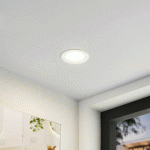 ARCCHIO LUMINAIRE ENCASTRABLE LED MILAINE, BLANC, INTENSITÉ VARIABLE, LOT DE 3