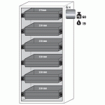 ARMOIRE SÉCURITÉ S-CLASSIC-90 S90.196.090.WDAS JAUNE