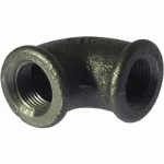 COUDE FONTE 90° FEMELLE / FEMELLE - FILETAGE 40/49 NOIR CODITAL