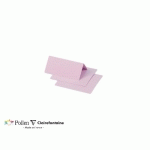 PAQUET DE 25 MARQUE-PLACES POLLEN 85X80MM 210G/M² - ROSE DRAGÉE - LOT DE 3