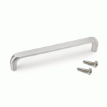POIGNÉE DE MEUBLE ZAGREB - PAR 20 - ENTRAXE 160 MM - ZAMAK NICKEL EMUCA