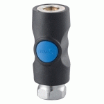 RACCORD TARAUDÉ FILETÉ FEMELLE CYLINDRIQUE GAZ 1/2 - PREVOST - ISI 061103