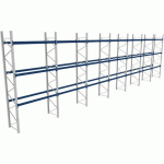 RACK 1 DÉPART + 6 SUIVANTS LXLXH 2700X19900X5500 1000KG 3 NIV - BITO