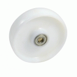 ROUE POLYAMIDE 6 - 100 MM - ALÉSAGE 15 MM - 250 KG - ROULEMENTS À BILLES AVL