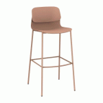 TABOURET HAUT SOLAIRU ORANGE
