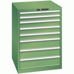 ARMOIRE VERT 717X725X1000 AVEC 8 TIR. 200KG _ 14.506.030 - LISTA