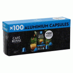 CAPSULES DE CAFÉ CAFÉ ROYAL LUNGO - BOÎTE DE 100