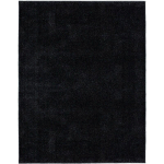 MINIMAL - TAPIS UNI DE SALON CHAMBRE RELAX SOBRE ET EPURÉ (NOIR - 240X340CM)