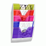 TRIEUR MURAL 5 CASES CEP MULTICOLORE
