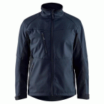 VESTE SOFTSHELL COUPE-VENT ET RESPIRANTE 4950 - BLEU MARINE ET NOIR - TAILLE S BLAKLADER