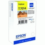 EPSON - T7014 - CARTOUCHE D'ENCRE - JAUNE - PRODUIT D'ORIGINE - 3400 PAGES - C13T70144010