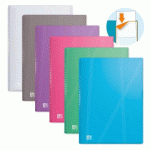 LOT DE 25 - PROTÈGE-DOCUMENTS OXFORD HAWAÏ A4 40 VUES / 20 POCHETTES COUVERTURE POLYPRO COLORIS ASSORTIS