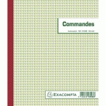 MANIFOLD COMMANDES 21X18 CM 50 FEUILLETS TRIPLI AUTOCOPIANTS - EXACOMPTA