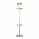 PORTEMANTEAU ACCUEIL MODÈLE BOIS - GRIS/HÊTRE