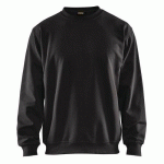 SWEAT COL ROND NOIR TAILLE S - BLAKLADER