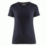 T-SHIRT FEMME GRIS FONCÉ TAILLE XL - 330410299800XL - MANUTAN COLLECTIVITÉS