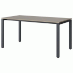 TABLE MALIBU 160X80 T6 SOUDÉ STRA ABS GRIS U727/GRIS 7016
