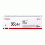 TONER CANON 055H CYAN POUR IMPRIMANTE LASER - TONER AUTHENTIQUE
