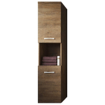 ARMOIRE DE RANGEMENT DE MONTREAL - BADPLAATS - 131 CM CHENE MARRON - CHÊNE MARRON