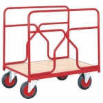 CHARIOT MODULABLE ROUGE 2 RIDELLES 1000MMX700MM 500KG - FIMM