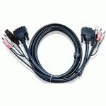 CORDON KVM DVI/USB/AUDIO DUAL LINK - 5M ATEN - ATEN