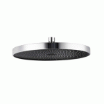 DOUCHE DE TÊTE CHROMÉE NOIRE - DIAMÈTRE 260 MM - WATER SAVING WENKO