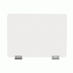 EXACOMPTA - RÉF. 81058D - EXASCREEN ECRAN DE PROTECTION OU CLOISONNETTE CONTRE LES POSTILLONS POUR BUREAU OPEN-SPACE - CALL CENTER - RESTAURANTS H58CMXL78CM - À FIXER KIT DE FIXATION FOURNI - CRISTAL