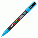 MARQUEUR POSCA PC3M POINTE MOYENNE 0,9 À 1,3 MM - BLEU CLAIR