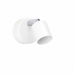 SPOT PATERE BLANC GU10 MAX 5W LIVRE SANS AMPOULE