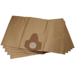 5X SACS COMPATIBLE AVEC PARKSIDE PNTS 1400 A1 IAN 53353, PNTS 1400 B1 IAN 66443 ASPIRATEUR - PAPIER, 38,5CM X 26CM MARRON - VHBW