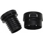 KIT DE RÉPARATION DU TUYAU DE L'ASPIRATEUR 2-PCS COMPATIBLE AVEC MIELE PARQUET - MAINTENANCE, NOIR - VHBW