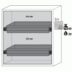 ARMOIRE SÉCURITÉ S-PEGASUS-90 S90.129.120.WDAC GRIS CLAIR - ASECOS