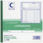 CARNET AUTOCOPIANT DE BONS DE LIVRAISON - FORMAT 21 X 21 CM (PRIX À L'UNITÉ)