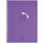 CARNET D'ADRESSES BUREAU LINICOLOR - 15X21 - ASSORTIS - EXACOMPTA