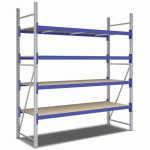KIT RAYONNAGE DÉPART 2500X2200X800 MM 4 NIVEAUX 2200 KG - BITO