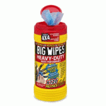 LINGETTES TEXTURÉES - FORMULE HAUTE PERFORMANCE - BIG WIPES BRICOZOR