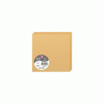 LOT DE 2 - PAQUET DE 25 CARTES PLIÉES POLLEN 135X135MM 210G/M² - CARAMEL