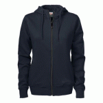 PRINTER ESSENTIALS OVERHEAD SWEATSHIRT FULLZIP FEMMES DARK NAVY - TAILLE XXL