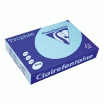 LOT DE 5 - PAPIER A4 COULEUR BLEU ALIZÉ 80 G CLAIREFONTAINE TROPHÉE COULEURS INTENSES - RAMETTE DE 500 FEUILLES