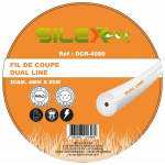 SILEX - BOBINE FIL DE COUPE DUAL LINE 80M X 40MM Ø ® GAMME PRO